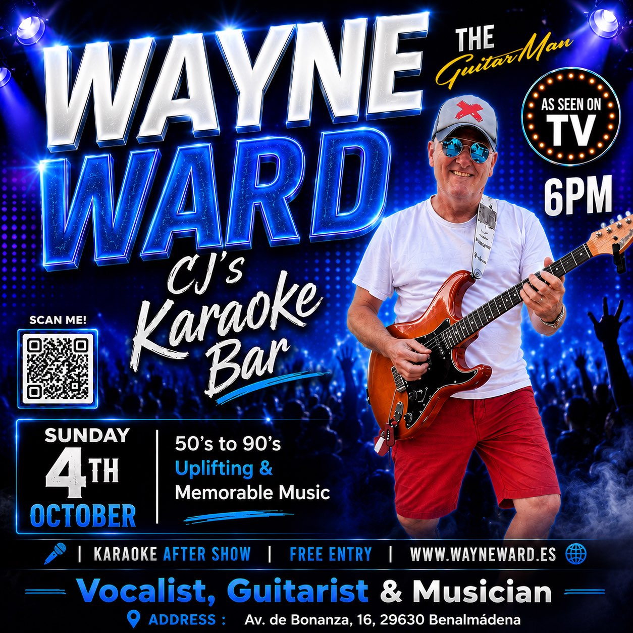 Wayne Ward Live - Cj’s Karaoke Bar