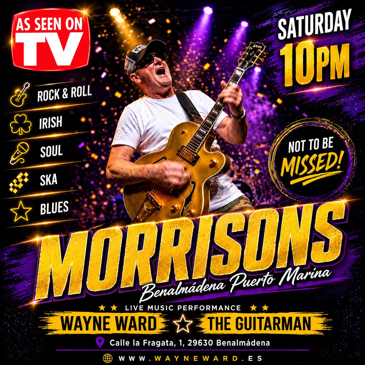 Wayne Ward Live Morrisons